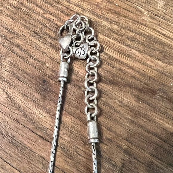 Brighton Shadow Play Reversible Petite Black Two-Tone Pendant Necklace - Picture 2 of 3